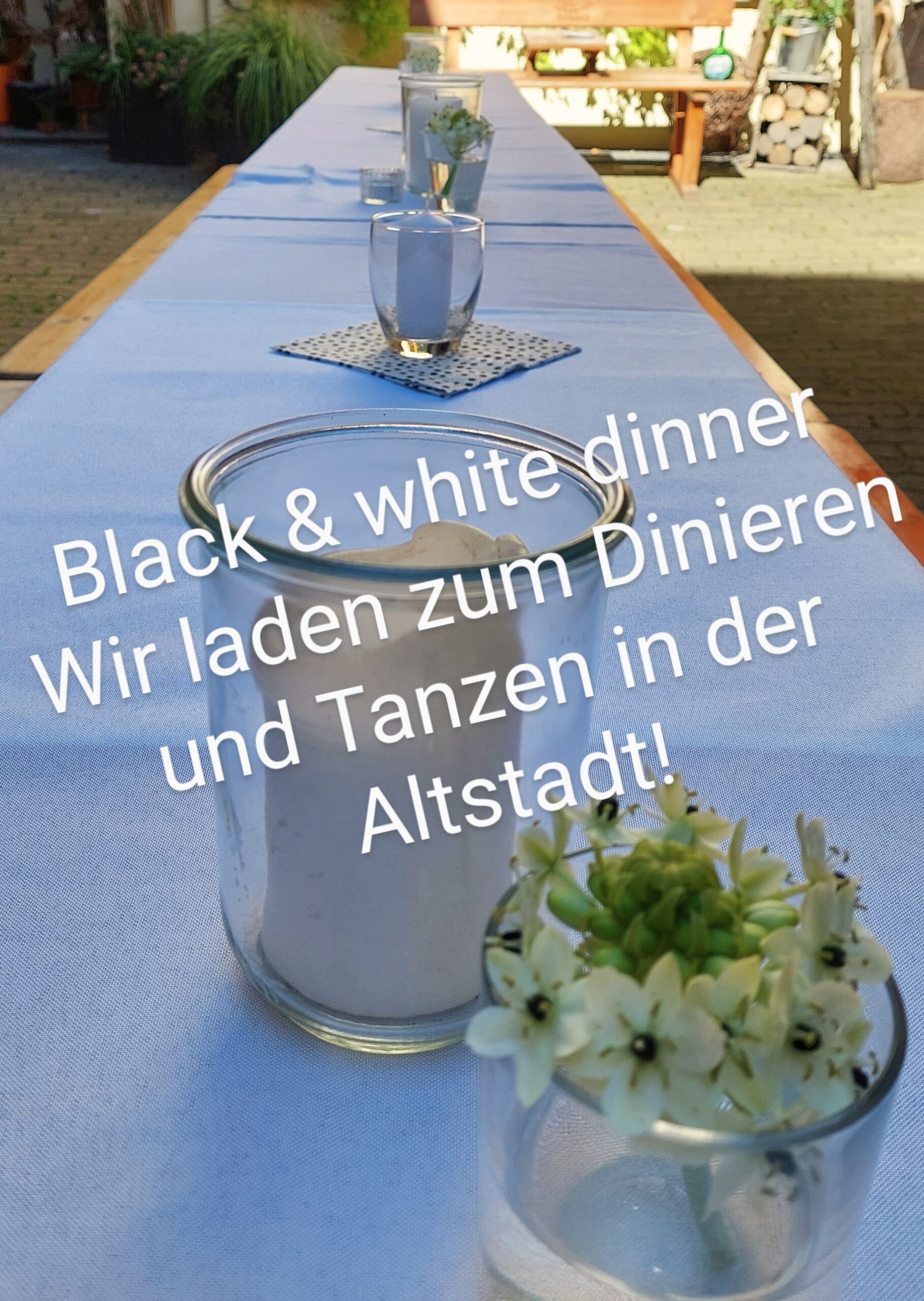 Prichsenstadt deckt auf zum Black & White Dinner